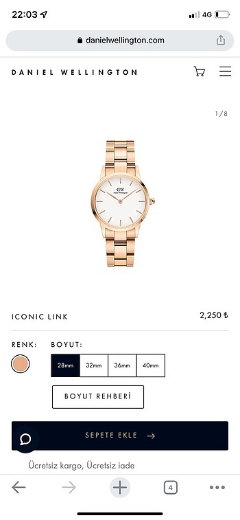 Daniel Wellington Saat