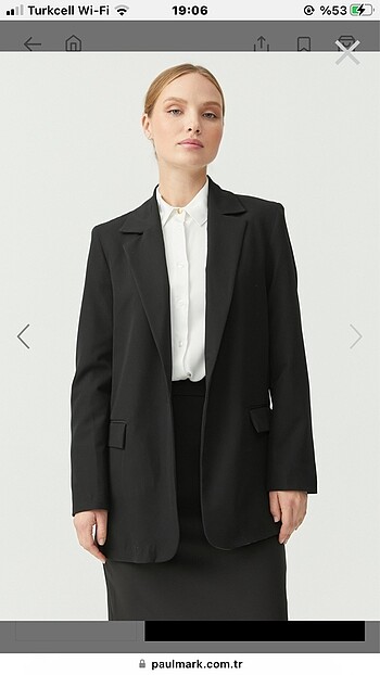 Blazer Gri Ceket