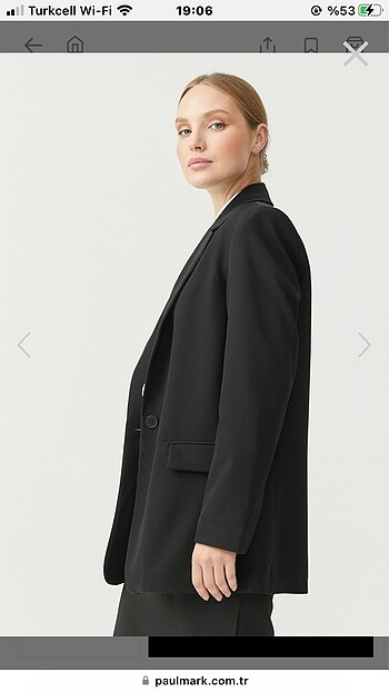 l Beden gri Renk Blazer Gri Ceket