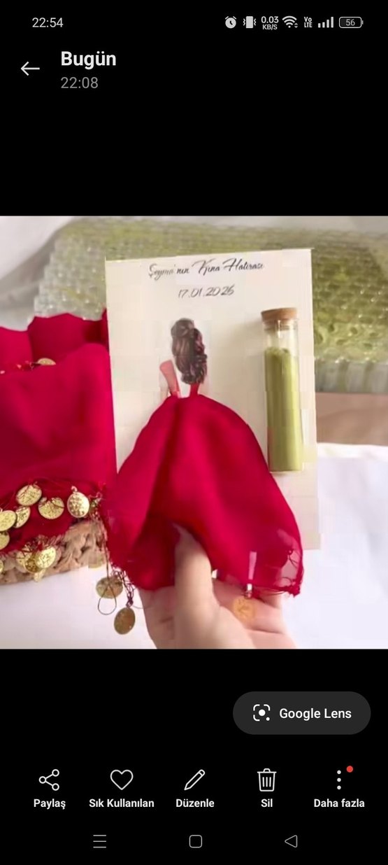 kına seti hediyeliği - Görsel 3