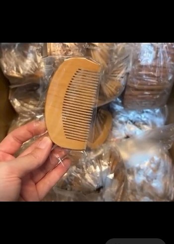 Ahşap Mini Tarak - Görsel 2