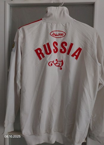xl Beden beyaz Renk Beyaz Fermuarlı Kadın Spor Ceket
