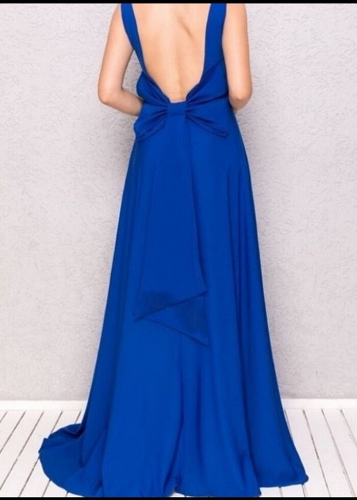 Sırt Açık Abiye / Mezuniyet Elbise  - Görsel 2