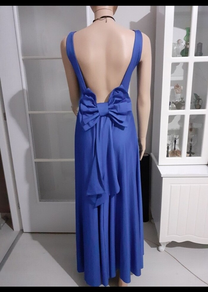 Sırt Açık Abiye / Mezuniyet Elbise  - Görsel 4