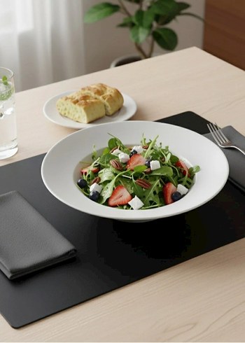 İkili Siyah Deri Amerikan Servis Supla - Görsel 5