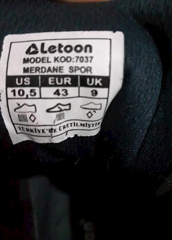 Letoon Erkek Lacivert Kamuflaj Spor Bot - Görsel 6