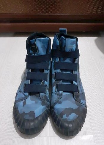 Letoon Erkek Lacivert Kamuflaj Spor Bot - Görsel 2