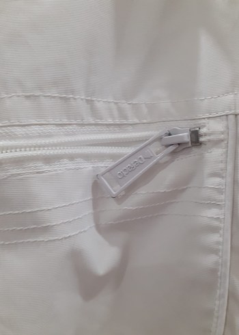 Erkek Beyaz Bomber Ceket - Görsel 8