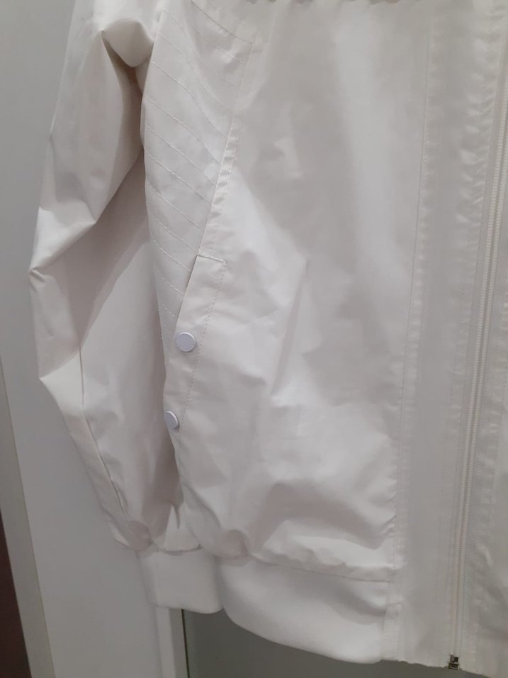 Erkek Beyaz Bomber Ceket - Görsel 4