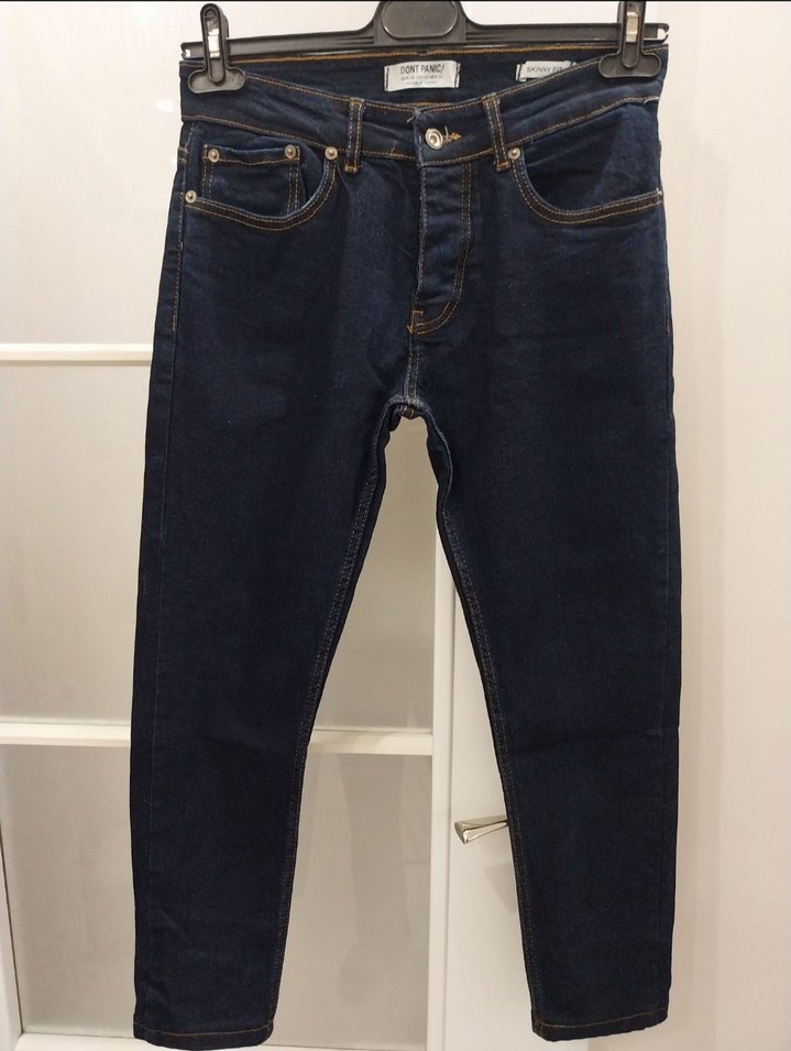 Erkek Lacivert Jean / Kot Pantolon - Görsel 2