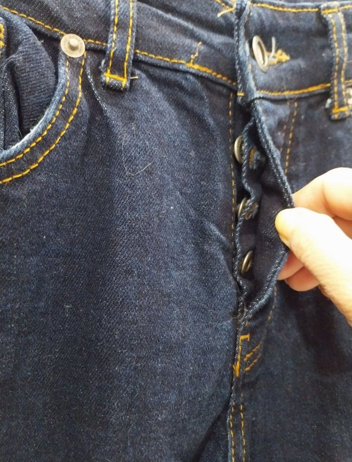 Erkek Lacivert Jean / Kot Pantolon - Görsel 4