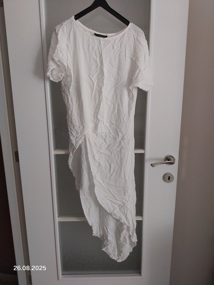 Beyaz Plaj Elbisesi - Görsel 2