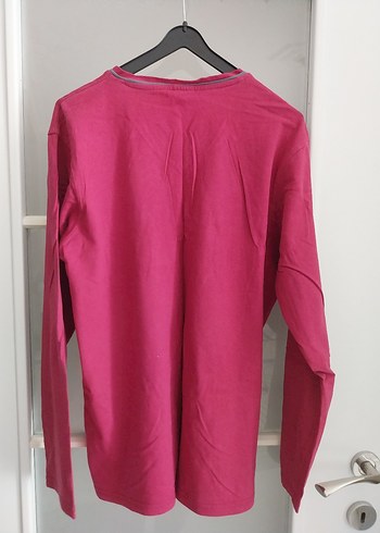 Erkek Gri Pantolon ve Pembe Uzun Kollu Pijama Takımı - Görsel 4