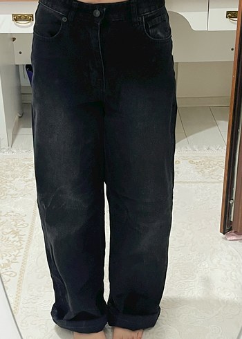 Trendyol & Milla Siyah Baggy Pantolon