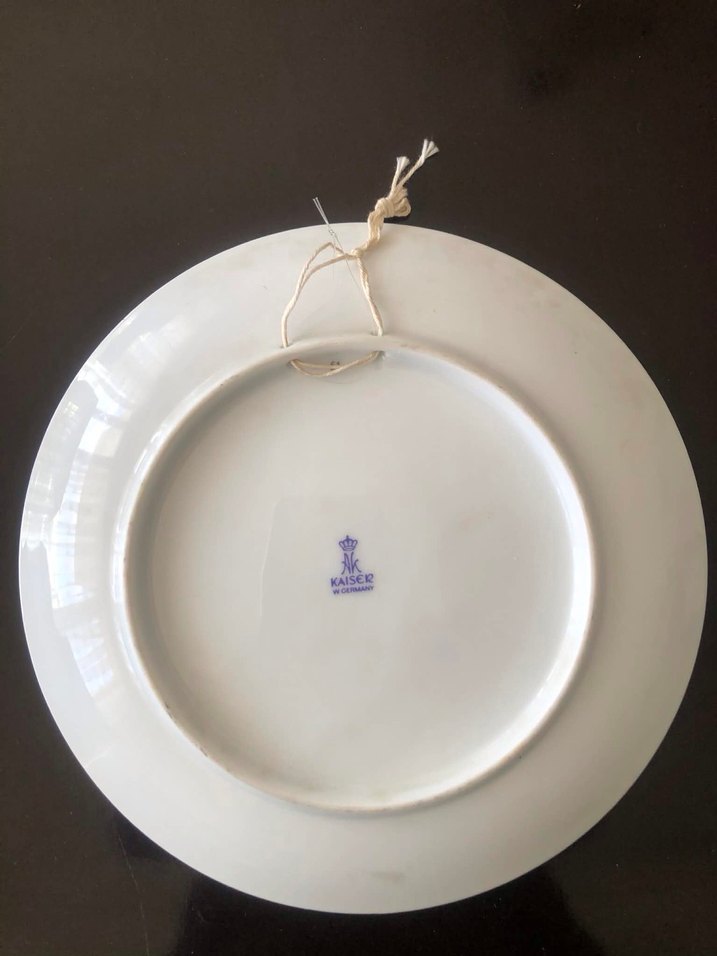 Atlı Avcı Temalı 23 cm Kaiser damgalı Duvar Tabağı - Görsel 2