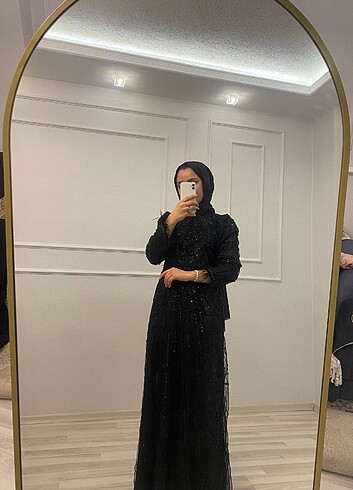 Abiye tesettür 38 40 42 beden 