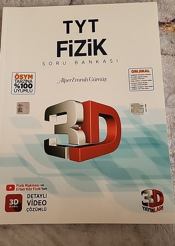 TYT Fizik Soru Bankası 3D Yayınları