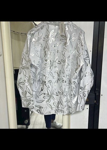 Gri Kadın Uzun Kollu Midi Gömlek - Görsel 4