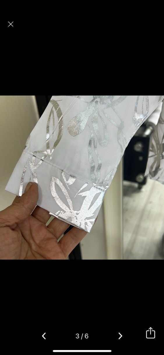 Gri Kadın Uzun Kollu Midi Gömlek - Görsel 3