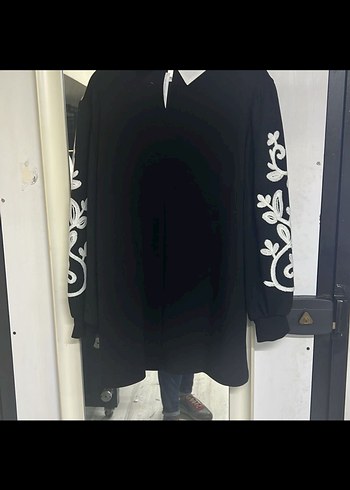 Etnik Desenli Siyah Salaş Takım - Görsel 2