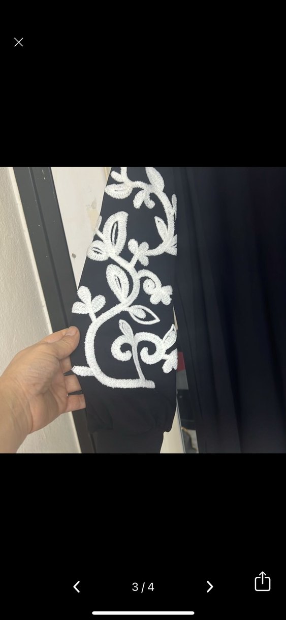 Etnik Desenli Siyah Salaş Takım - Görsel 3