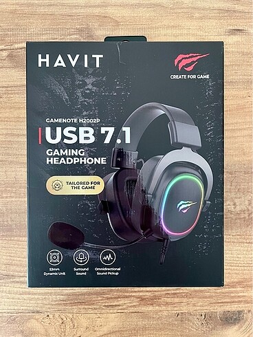 Havit Gamenote H2002p RGB 7.1 Oyuncu Kulaklık Garantili Kutulu