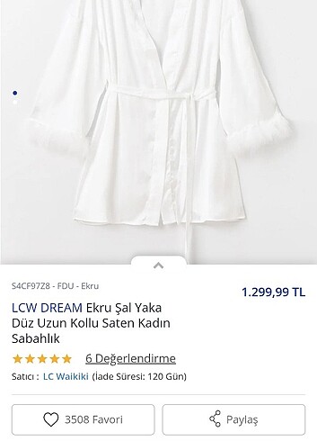 Lcw Saten Gelin Sabahlığı