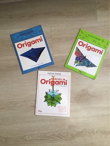 ORİGAMİ KİTAPLARI (3 Adet)