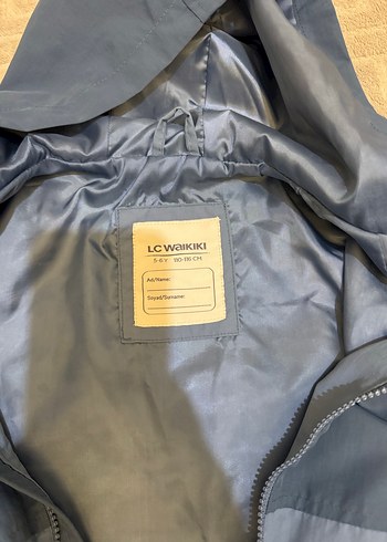 Kapüşonlu Erkek Çocuk Gri Mont - Görsel 2