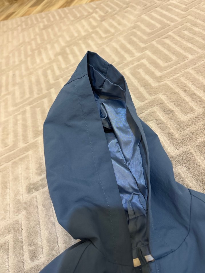 Kapüşonlu Erkek Çocuk Gri Mont - Görsel 4