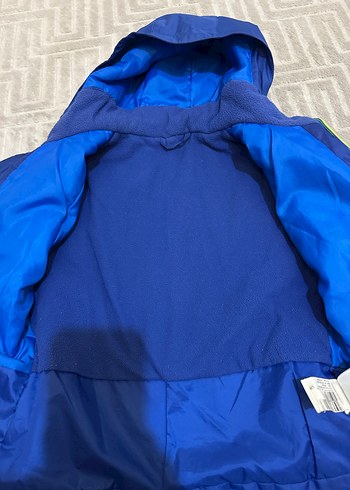 Erkek Çocuk Mavi Fermuarlı Yağmurluk - Görsel 3