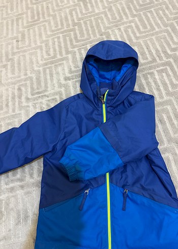 Erkek Çocuk Mavi Fermuarlı Yağmurluk - Görsel 2