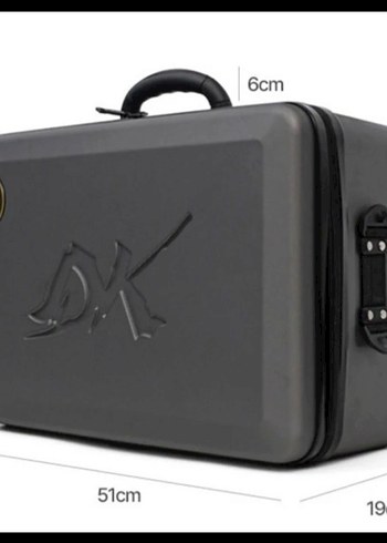 2K Game Dk Siyah Mat Hardcase Valiz