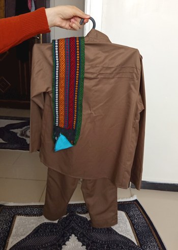 Kahverengi Çocuk Takım Elbise - Görsel 4