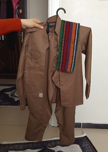 Kahverengi Çocuk Takım Elbise - Görsel 2