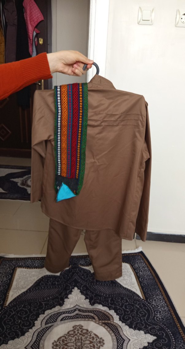 Kahverengi Çocuk Takım Elbise - Görsel 4