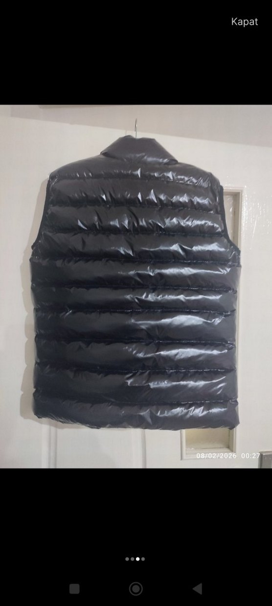 Erkek Siyah Düğmeli Yelek - Görsel 3