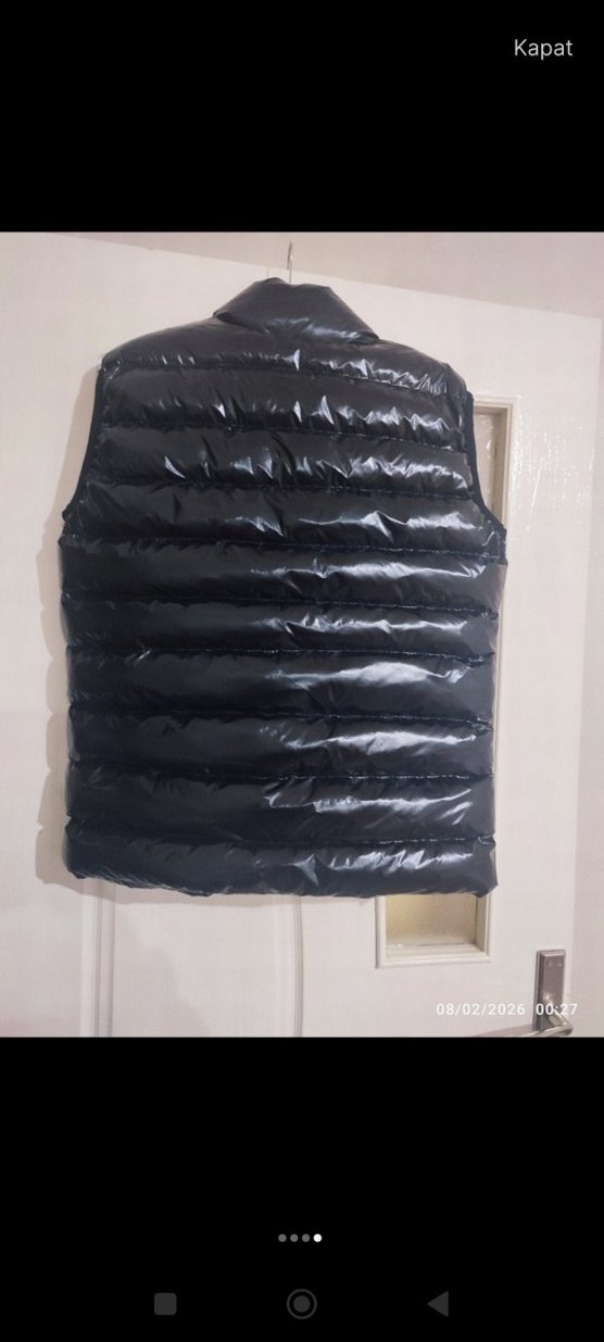 Erkek Siyah Kısa Şişme Yelek - Görsel 4