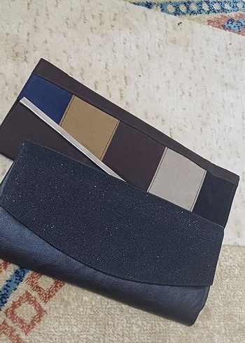 Zara 2 li siyah ve Kahverengi Deri Kadın Portföy Çanta