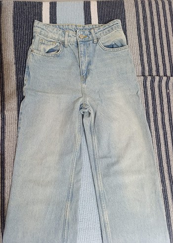 Gri Midi Boy Bol Kesim Kadın Jean - Görsel 3