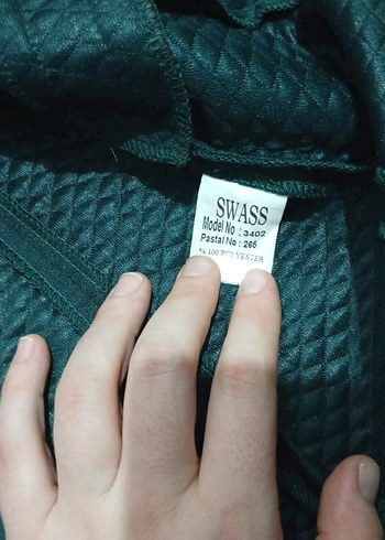 Zincir Detaylı Kısa Yeşil Kadın Blazer Ceket - Görsel 4