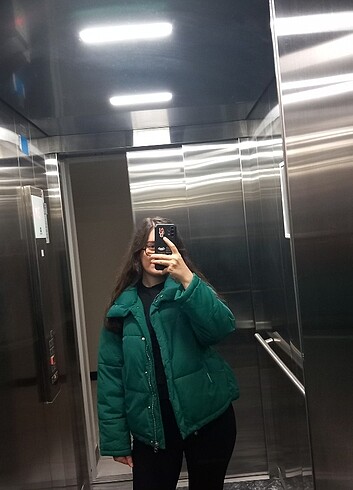 Bershka oversize şişme mont