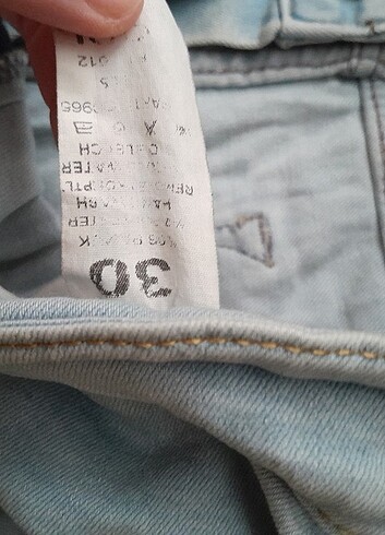 30 Beden Zara yüksek bel dar paca jean