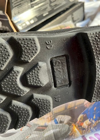41 Beden Gri Erkek Biker Spor Ayakkabı Velcro Bağcıklı