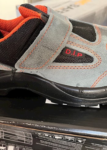 Gri Erkek Biker Spor Ayakkabı Velcro Bağcıklı