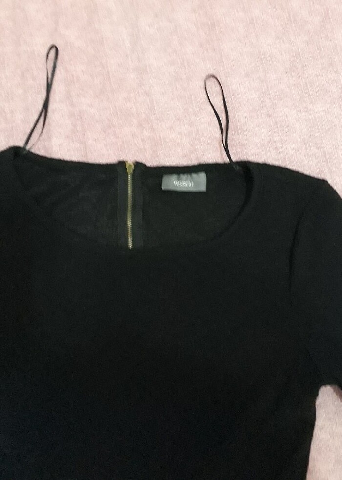 Yesseica Elbise siyah - Görsel 3