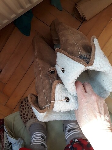 Nubuk deve tüyü  rengi çizme graceland - Görsel 10