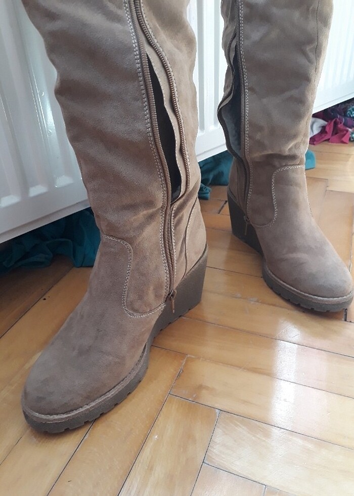 Nubuk deve tüyü  rengi çizme graceland - Görsel 2