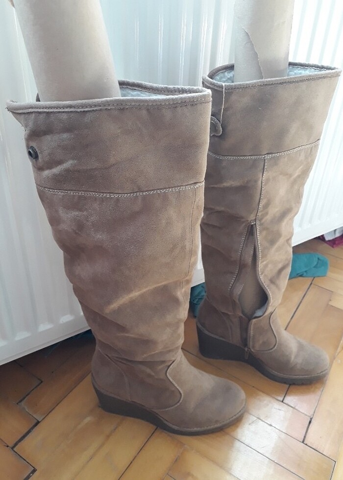 Nubuk deve tüyü  rengi çizme graceland - Görsel 4