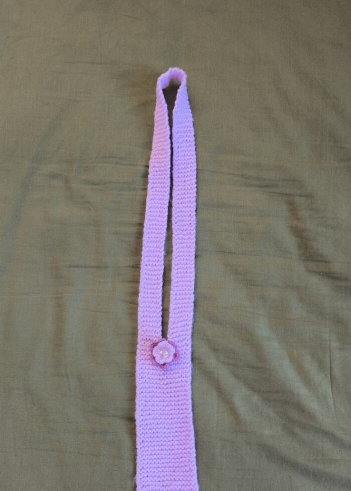 El işi örme kravat - Görsel 4